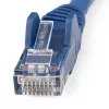 StarTech.com Cable Ethernet CAT6 de 7m – LSZH (Low Smoke Zero Halogen) – 10 Gigabit 250MHz 100W PoE RJ45 10GbE UTP Cable de conexión de red, sin lengüeta con alivio de tensión – Azul, CAT 6, verificado ETL, 24AWG