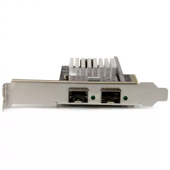StarTech.com Tarjeta de red de fibra 10G de 2 puertos con SFP+ abierto - PCIe, chipset Intel