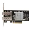 StarTech.com Tarjeta de red de fibra 10G de 2 puertos con SFP+ abierto - PCIe, chipset Intel