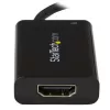 StarTech.com Adaptador USB C a HDMI 2.0 con Power Delivery - Convertidor de vídeo USB Type-C a HDMI 4K 60Hz - Puerto de carga pasante PD de 60W - Compatible con Thunderbolt 3 - Negro