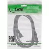 InLine Cable de alimentación conector EE. UU. / conector hembra Europa 8, 1,8 m