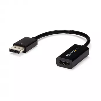 StarTech.com Adaptador DisplayPort a HDMI – Convertidor de vídeo activo DisplayPort a HDMI 4K 30 Hz – Dongle adaptador de cable DP a monitor/TV/display HDMI – Adaptador Ultra HD DP 1.2 a HDMI 1.4