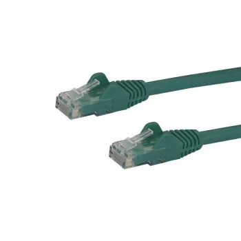 StarTech.com Cable Ethernet CAT6 de 2m – Verde Cable Ethernet Gigabit CAT 6 – 250 MHz 100 W PoE RJ45 UTP Cable de red/parcheo con protección de lengüeta y alivio de tensión probado individualmente