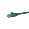 StarTech.com N6PATC2MGN cable de conexión Gigabit Ethernet CAT6 de 2 m, RJ45 UTP, Snagless con protector antitirones, PoE, verde