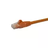 StarTech.com Cable Ethernet CAT6 de 2 m – Naranja Cable Ethernet Gigabit CAT 6 – 250 MHz 100 W PoE RJ45 UTP Cable de red/parcheo, protección de lengüeta con alivio de tensión, probado individualmente