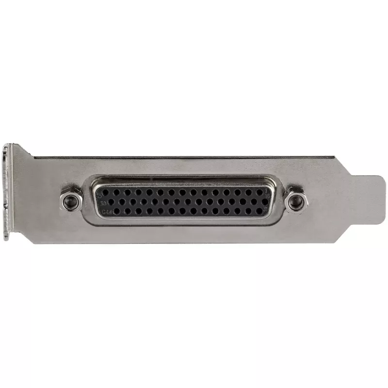 StarTech.com Tarjeta adaptadora serie RS232 PCI Express de 4 puertos – Tarjeta controladora host serie RS232 PCIe – PCIe a serie DB9 – UART 16950 – Tarjeta de expansión de perfil bajo – Windows/Linux – TAA