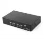 StarTech.com Conmutador KVM DisplayPort de 4 puertos – 4K 60 Hz – pantalla única – conmutador KVM USB DP 1.2 UHD de doble puerto con hub USB 2.0 y audio integrados – Dell, HP, Apple, Lenovo – conforme a TAA