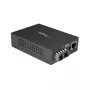 StarTech.com Convertidor de medios de fibra SC multimodo (MM) para redes 10/100/1000 – alcance de 550 m – Gigabit Ethernet – 850 nm – dúplex completo