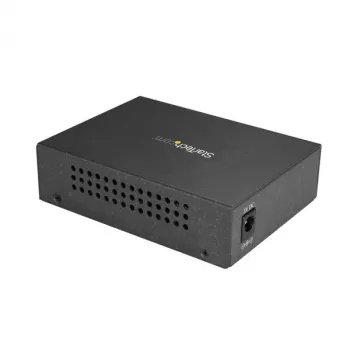 StarTech.com Convertidor de medios de fibra SC multimodo (MM) para redes 10/100/1000 – alcance de 550 m – Gigabit Ethernet – 850 nm – dúplex completo