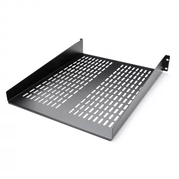 StarTech.com Bandeja de rack de servidor de 2U – bandeja de montaje en rack ventilada universal para rack y armario de equipos de red de 19