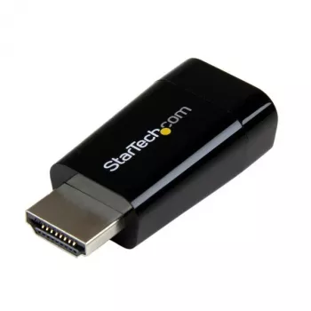 StarTech.com Adaptador convertidor HDMI a VGA compacto - ideal para Chromebooks, ultrabooks y portátiles – 1920x1200/1080p