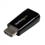 StarTech.com Adaptador convertidor HDMI a VGA compacto - ideal para Chromebooks, ultrabooks y portátiles – 1920x1200/1080p