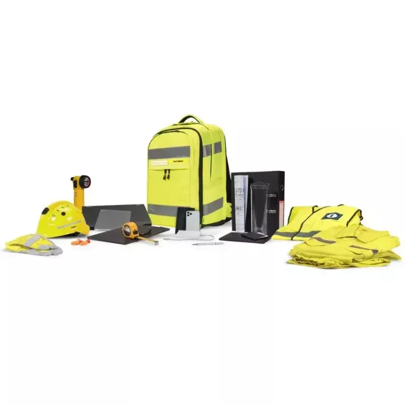 Mochila DICOTA Hi-Vis amarilla certificación EN ISO 20471:2013
