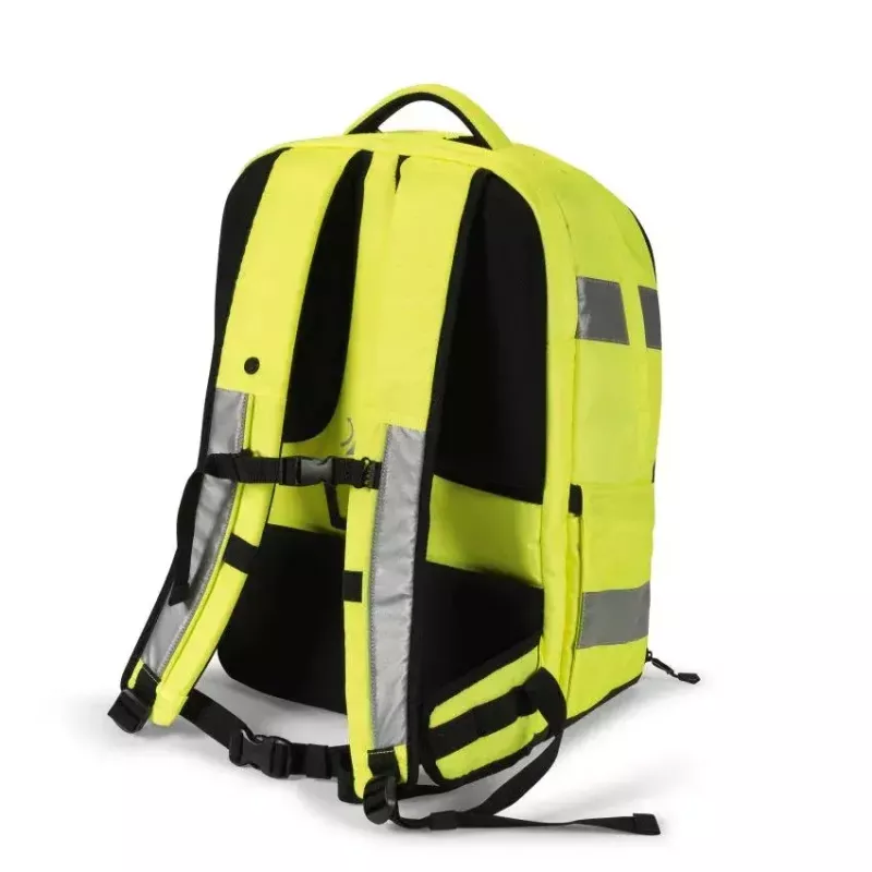 Mochila DICOTA Hi-Vis amarilla certificación EN ISO 20471:2013