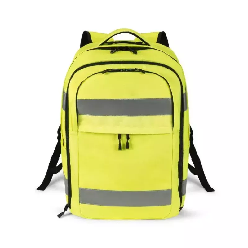 Mochila DICOTA Hi-Vis amarilla certificación EN ISO 20471:2013