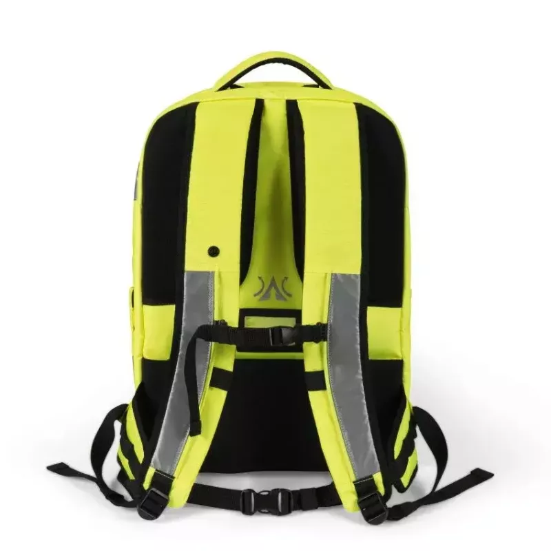 Mochila DICOTA Hi-Vis amarilla certificación EN ISO 20471:2013