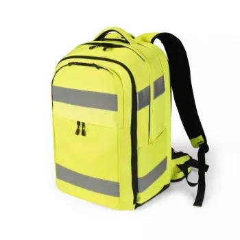 Mochila DICOTA Hi-Vis amarilla certificación EN ISO 20471:2013