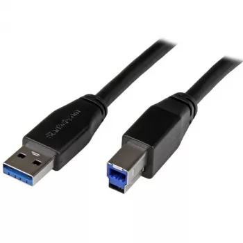 StarTech.com Cable USB 3.0 activo USB-A a USB-B – M/M – 5 m (15 pies)
