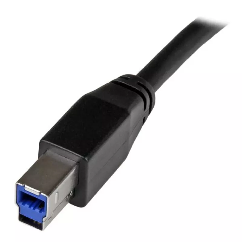 StarTech.com Cable USB 3.0 activo USB-A a USB-B – M/M – 5 m (15 pies)