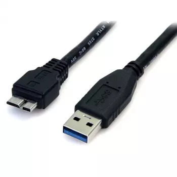 StarTech.com Cable SuperSpeed USB 3.0 de 0,5 m (1,5 pies) negro A a Micro B - M/M