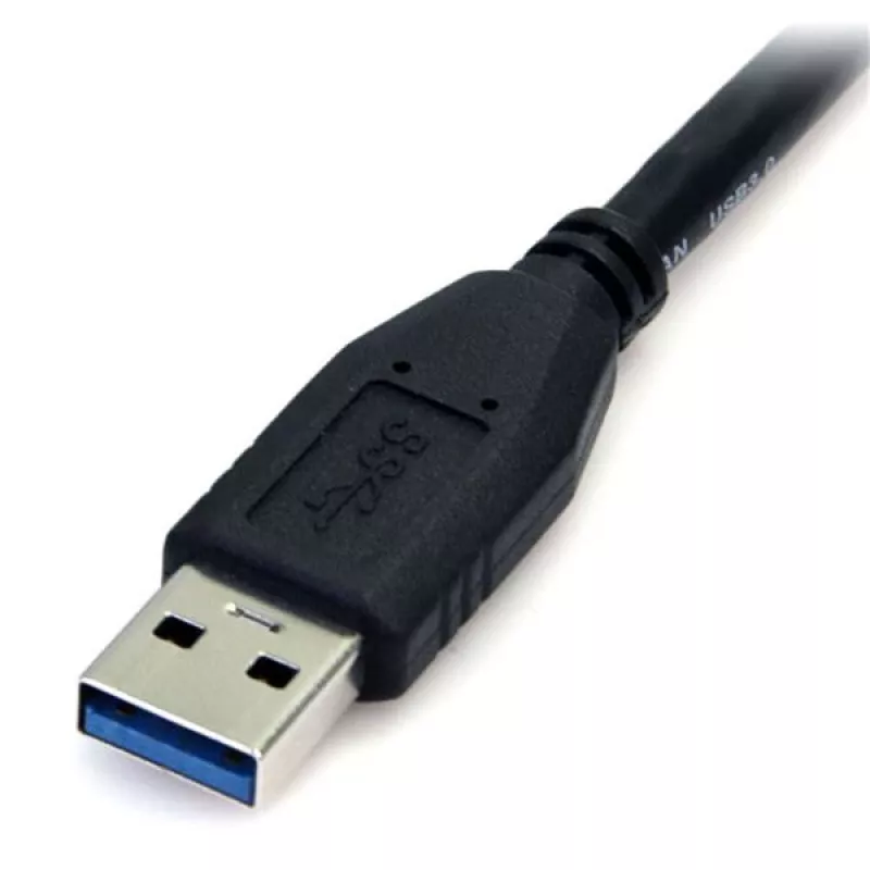 StarTech.com Cable SuperSpeed USB 3.0 de 0,5 m (1,5 pies) negro A a Micro B - M/M
