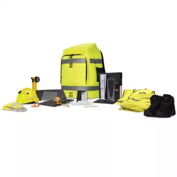 Mochila DICOTA Hi-Vis amarilla polietileno tereftalato (PET) poliuretano termoplástico (TPU)