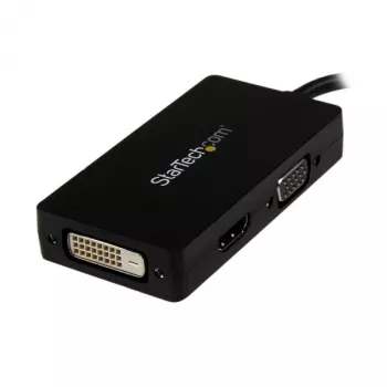 StarTech.com Adaptador A/V de viaje: convertidor 3 en 1 DisplayPort a VGA, DVI o HDMI