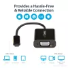 StarTech.com Adaptador USB-C a VGA - negro - 1080p - convertidor de vídeo para tu MacBook Pro - dongle de pantalla USB C a VGA - la versión actualizada es CDP2VGAEC