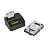 StarTech.com Borrador de discos de una bahía, desinfectador de HDD/SSD independiente, USB 3.0 a SATA II (3 Gbit/s), 9 modos de borrado, pantalla LCD, base desinfectadora de discos con borrado seguro, puerto de impresora DB-9, conforme a TAA