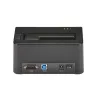 StarTech.com Borrador de discos de una bahía, desinfectador de HDD/SSD independiente, USB 3.0 a SATA II (3 Gbit/s), 9 modos de borrado, pantalla LCD, base desinfectadora de discos con borrado seguro, puerto de impresora DB-9, conforme a TAA