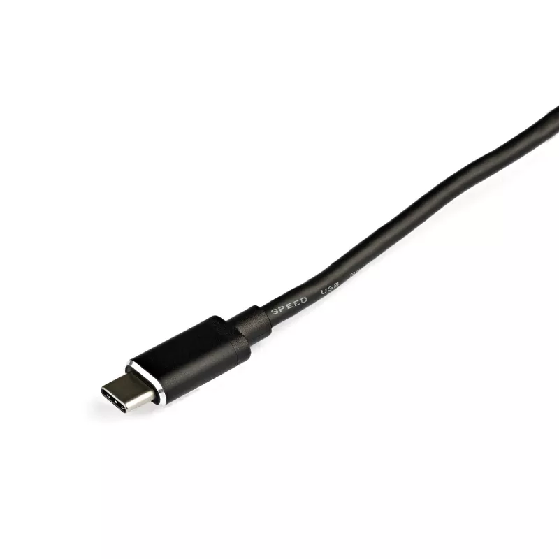 StarTech.com Hub USB C de 4 puertos – USB-C a 4 puertos USB-A – hub SuperSpeed 10 Gbit/s USB 3.2 Gen 2 Type-C – alimentado por bus USB – hub adaptador USB-C a USB portátil/compacto para portátil – aluminio
