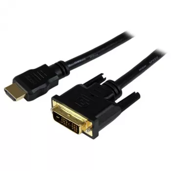 StarTech.com Cable HDMI® a DVI-D de 1,5 m - M/M, 1,5 m, HDMI, DVI-D, macho, macho, dorado
