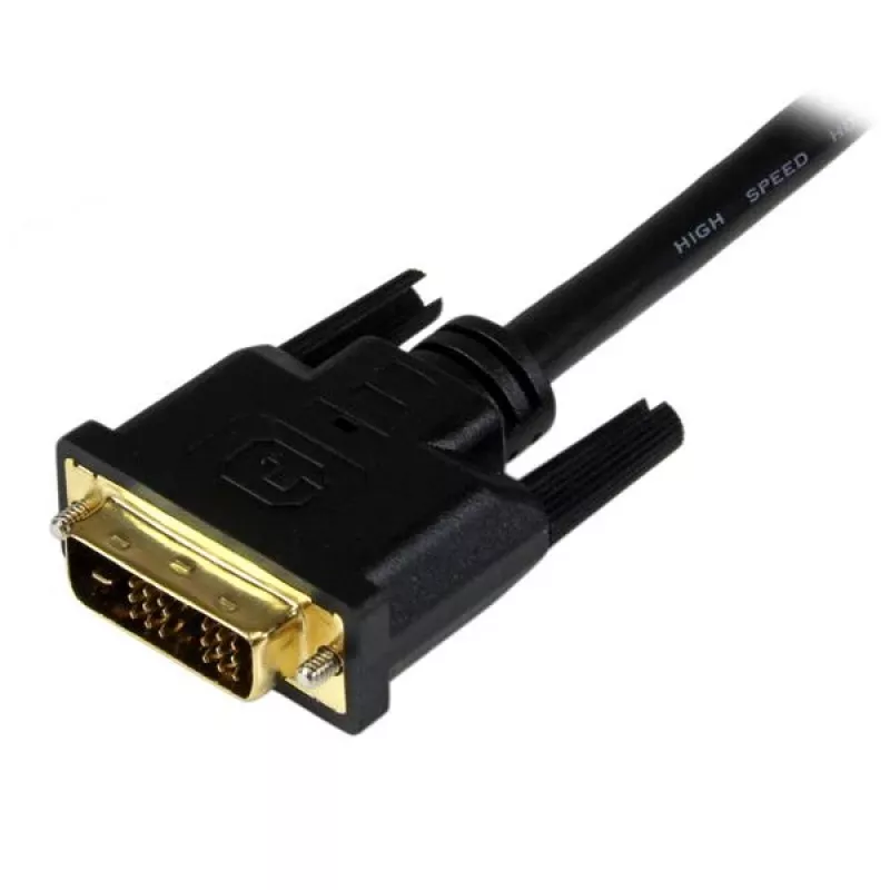 StarTech.com Cable HDMI® a DVI-D de 1,5 m - M/M, 1,5 m, HDMI, DVI-D, macho, macho, dorado