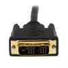 StarTech.com Cable HDMI® a DVI-D de 1,5 m - M/M, 1,5 m, HDMI, DVI-D, macho, macho, dorado