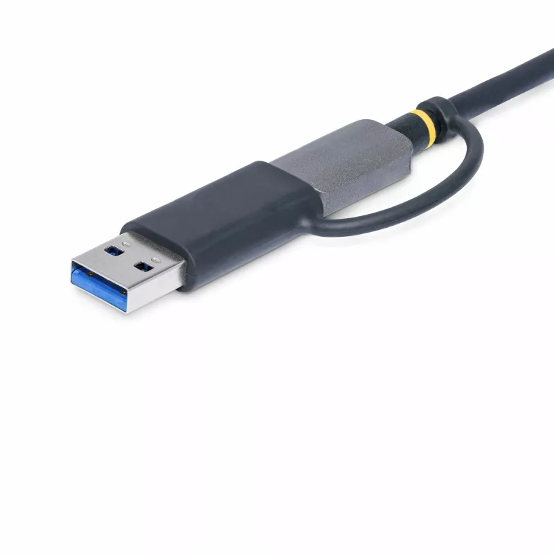 StarTech.com FCREADMICRO3V2 lector de tarjetas de memoria multimedia USB 3.0, SD/microSD/CompactFlash, USB-C con adaptador USB-A, 5 Gbps