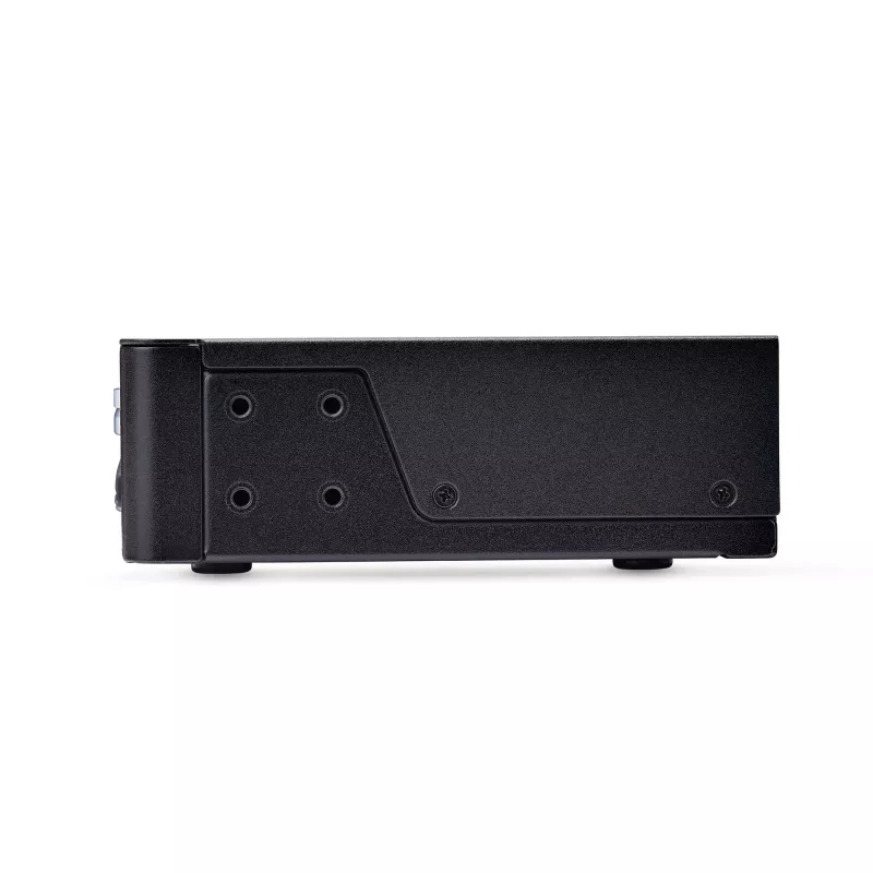 StarTech.com Switch KVM DisplayPort de 4 puertos, 8K 60Hz / 4K 144Hz, pantalla única, DP 1.4, 2 puertos USB 3.0, 4 puertos USB 2.0 HID, conmutación por botón y tecla de acceso rápido, conforme a TAA - independiente del sistema operativo, carcasa de metal