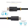StarTech.com Cable DisplayPort 1.2 de 1m – Cable DisplayPort 4K x 2K Ultra HD certificado por VESA – Cable DP a DP para monitor – Cable de vídeo/display DP – Conectores DP con enclavamiento