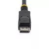 StarTech.com Cable DisplayPort 1.2 de 1m – Cable DisplayPort 4K x 2K Ultra HD certificado por VESA – Cable DP a DP para monitor – Cable de vídeo/display DP – Conectores DP con enclavamiento