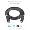 StarTech.com Cable DisplayPort 1.2 de 2m – Cable DisplayPort 4K x 2K Ultra HD certificado por VESA – Cable DP a DP para monitor – Cable de vídeo/display DP – Conectores DP con bloqueo