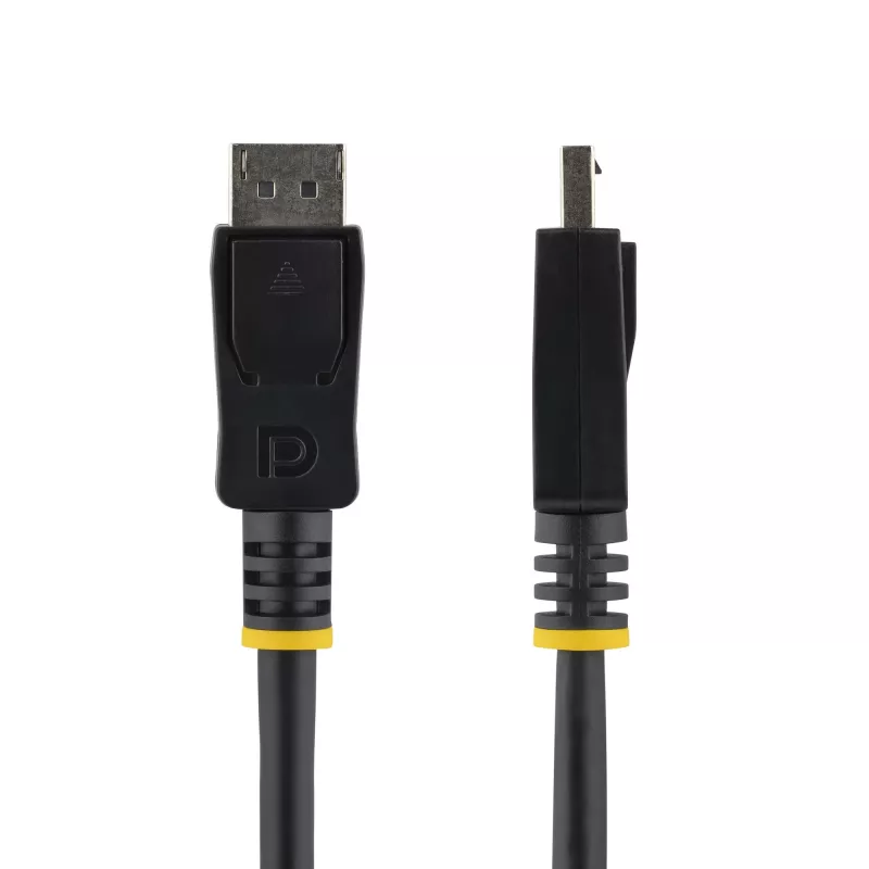 StarTech.com Cable DisplayPort 1.2 de 2m – Cable DisplayPort 4K x 2K Ultra HD certificado por VESA – Cable DP a DP para monitor – Cable de vídeo/display DP – Conectores DP con bloqueo