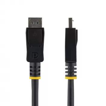 StarTech.com Cable DisplayPort 1.2 de 5m – Cable DisplayPort 4K x 2K Ultra HD certificado por VESA – Cable DP a DP para monitor – Cable de vídeo/display DP – Conectores DP con enclavamiento