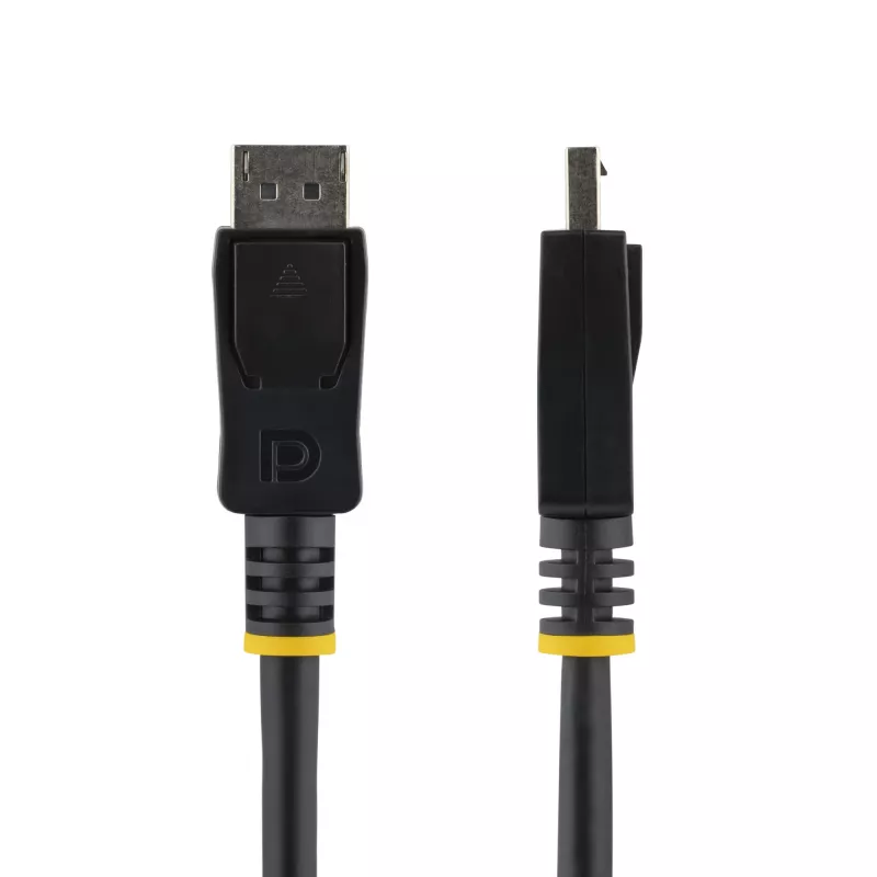 StarTech.com DISPL5M cable DisplayPort 1.2 de 5 m, 4K x 2K, HBR2, con conectores de bloqueo, macho/macho, negro