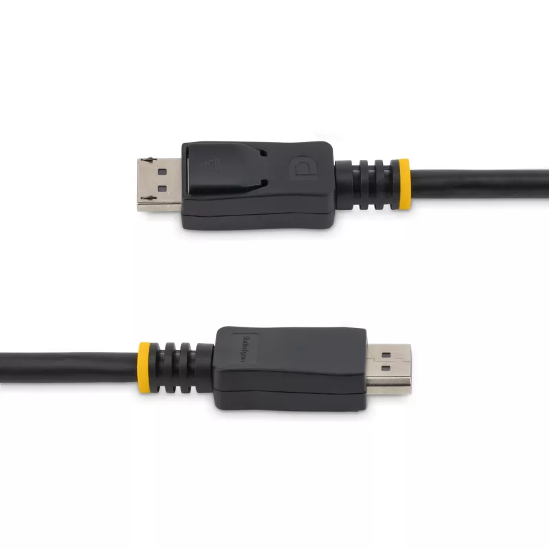 StarTech.com DISPL5M cable DisplayPort 1.2 de 5 m, 4K x 2K, HBR2, con conectores de bloqueo, macho/macho, negro