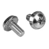 StarTech.com Pack de 100 tornillos de montaje M6 y tuercas de jaula para rack de servidores