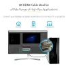 StarTech.com Cable HDMI 2.1 de 12ft (4m) 8K - Cable HDMI Ultra High Speed certificado 48 Gbit/s - 8K 60Hz/4K 120Hz HDR10+ eARC - Cable HDMI Ultra HD 8K - Monitor/TV/Display - Funda de TPE flexible