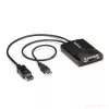 StarTech.com Adaptador activo DisplayPort a DVI Dual Link - Adaptador convertidor de vídeo DisplayPort a DVI-D 2560x1600 60Hz - DP 1.2 a monitor DVI - Alimentación por USB - Conector DP con bloqueo