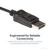 StarTech.com Adaptador activo DisplayPort a DVI Dual Link - Adaptador convertidor de vídeo DisplayPort a DVI-D 2560x1600 60Hz - DP 1.2 a monitor DVI - Alimentación por USB - Conector DP con bloqueo