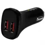 StarTech.com Cargador de coche USB de doble puerto – 24 W/4,8 A – Negro, Coche, Mechero, 5 V, Negro
