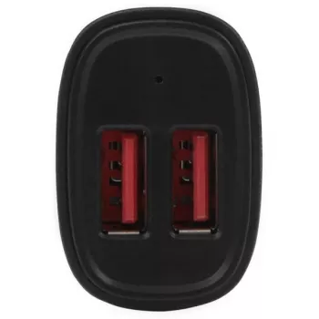 StarTech.com Cargador de coche USB de doble puerto – 24 W/4,8 A – Negro, Coche, Mechero, 5 V, Negro