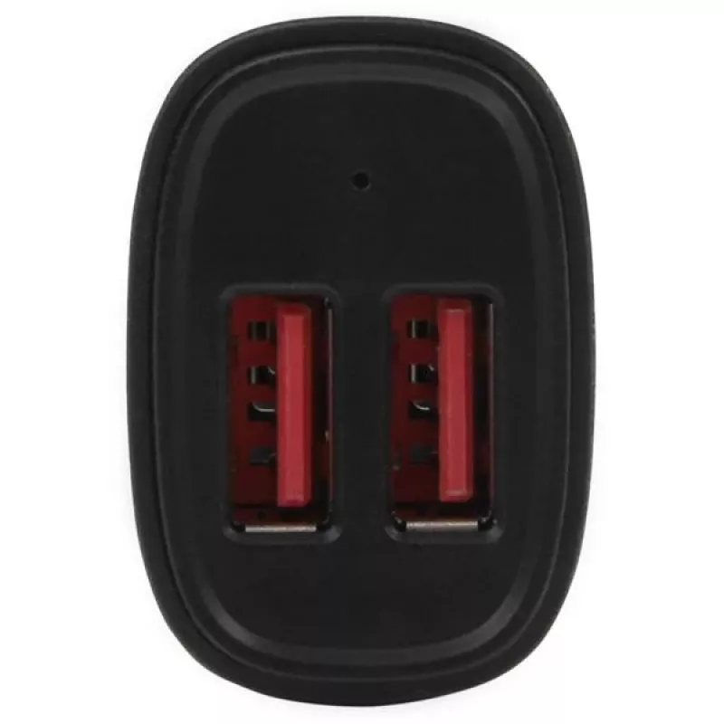StarTech.com Cargador de coche USB de doble puerto – 24 W/4,8 A – Negro, Coche, Mechero, 5 V, Negro